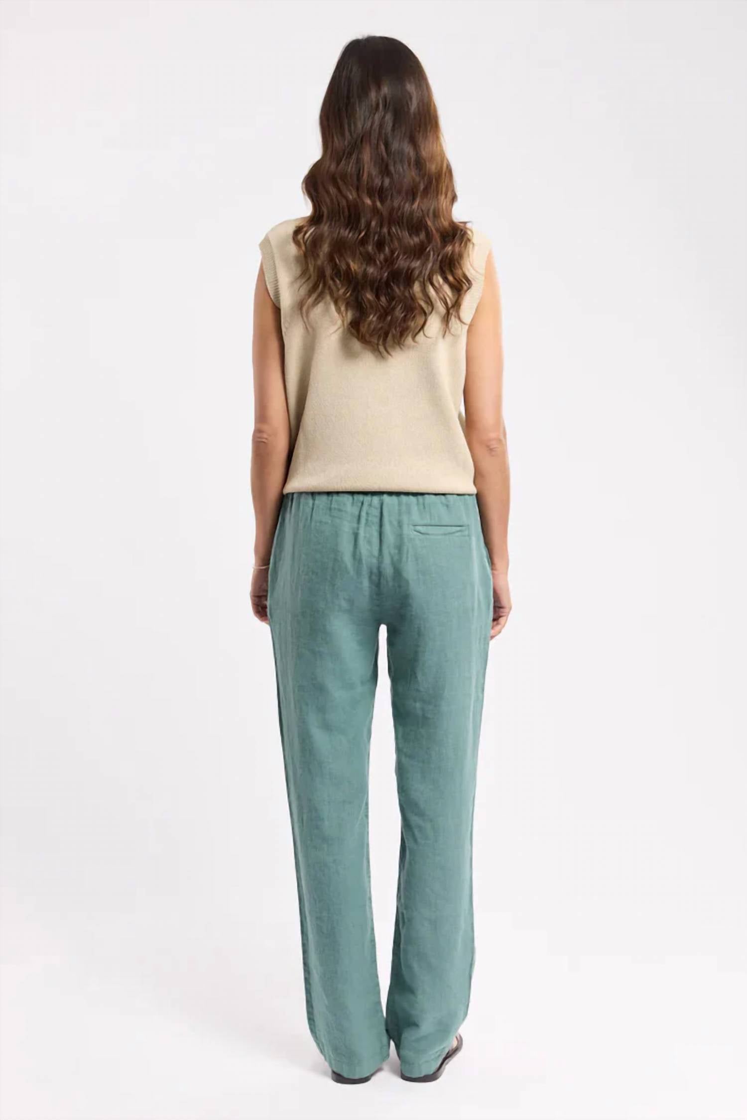 Armor-Lux - Drawstring Linen Pant