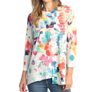Jess & Jane - Felicity Double Knit Contrast Top