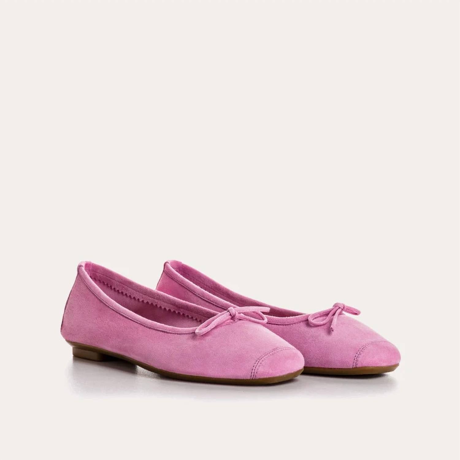 Reqins - Women's Ballerinas Harmony Suede Leather Flat