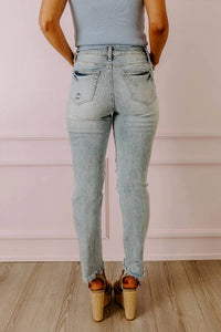 Special A - Cely High Waist Distressed Jeans