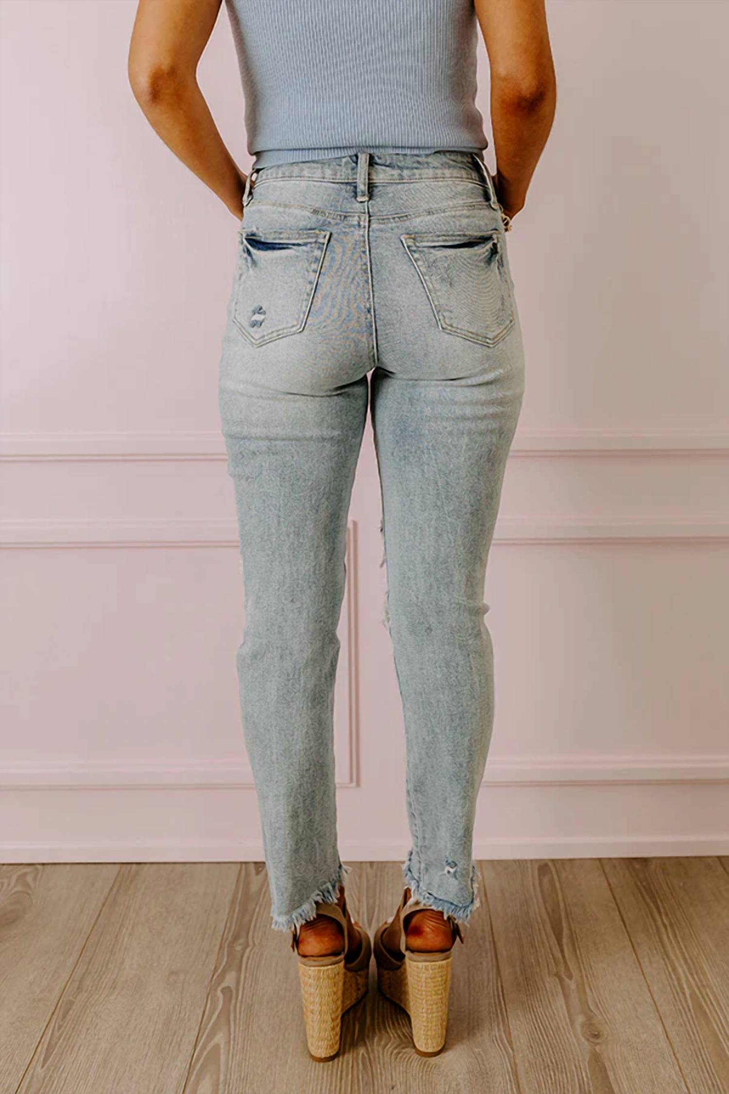 Special A - Cely High Waist Distressed Jeans