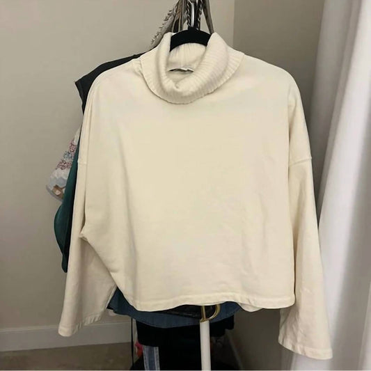 Something Navy - Women's Turtleneck Sweatshirt