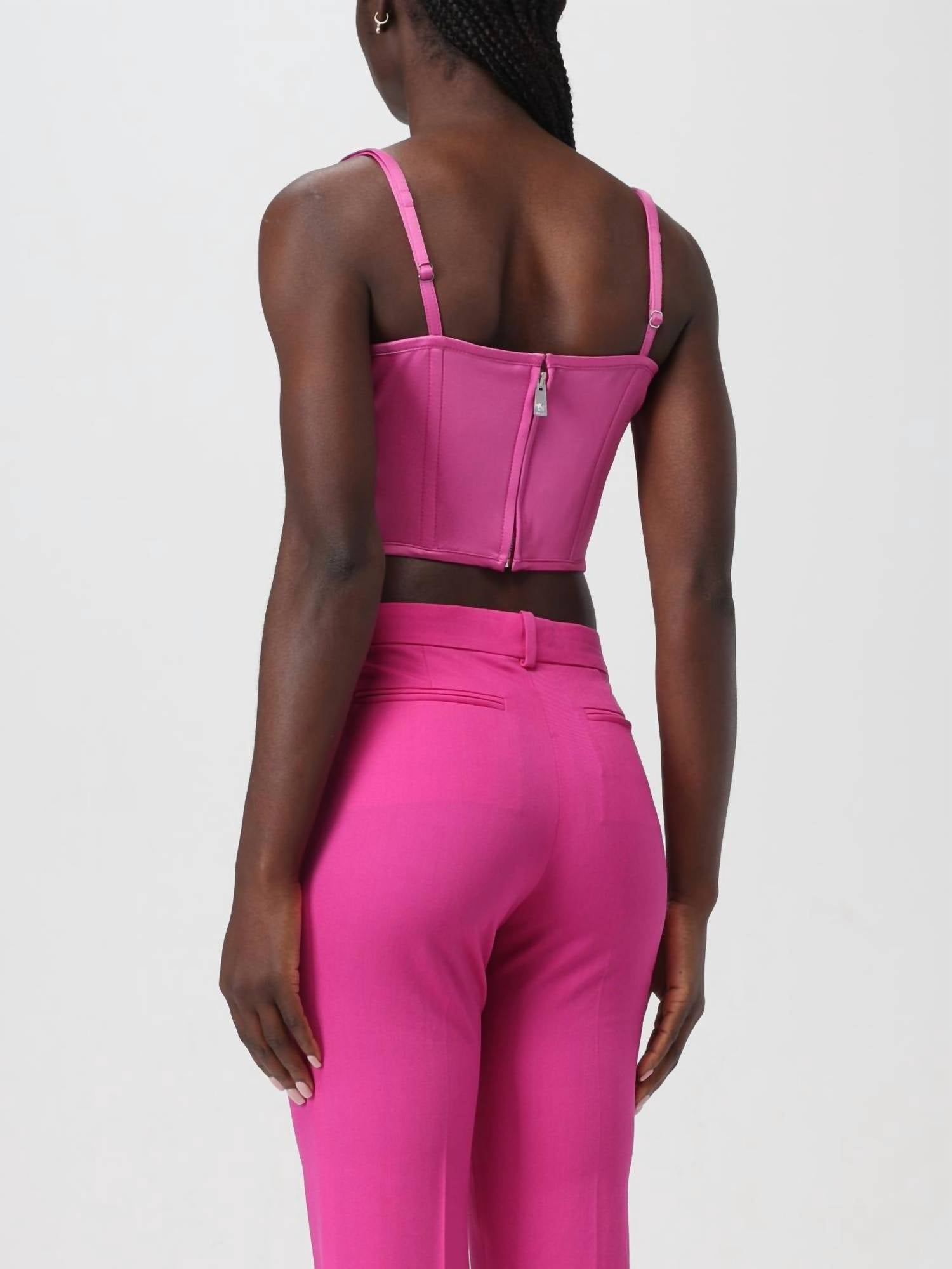 Versace - Medusa Motif Square Neck Corset Top