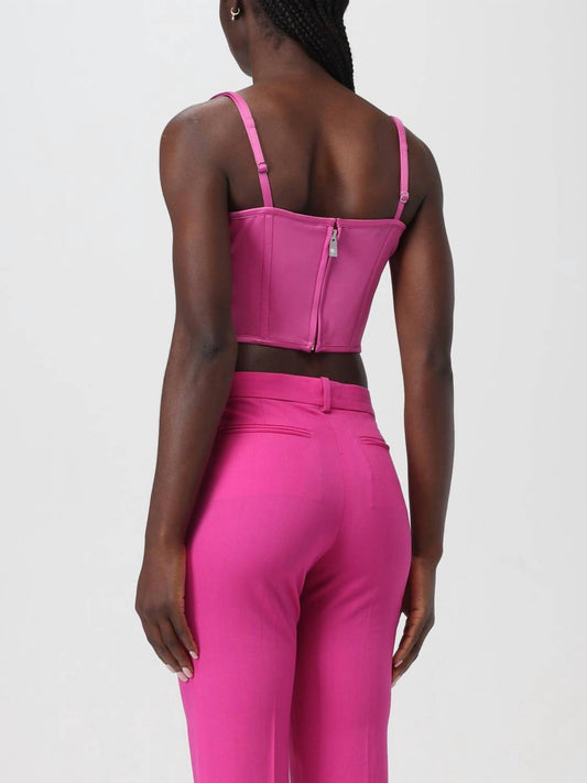 Versace - Medusa Motif Square Neck Corset Top