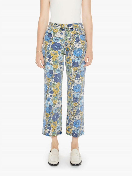 Mother - Rambler Zip Floral Jeans