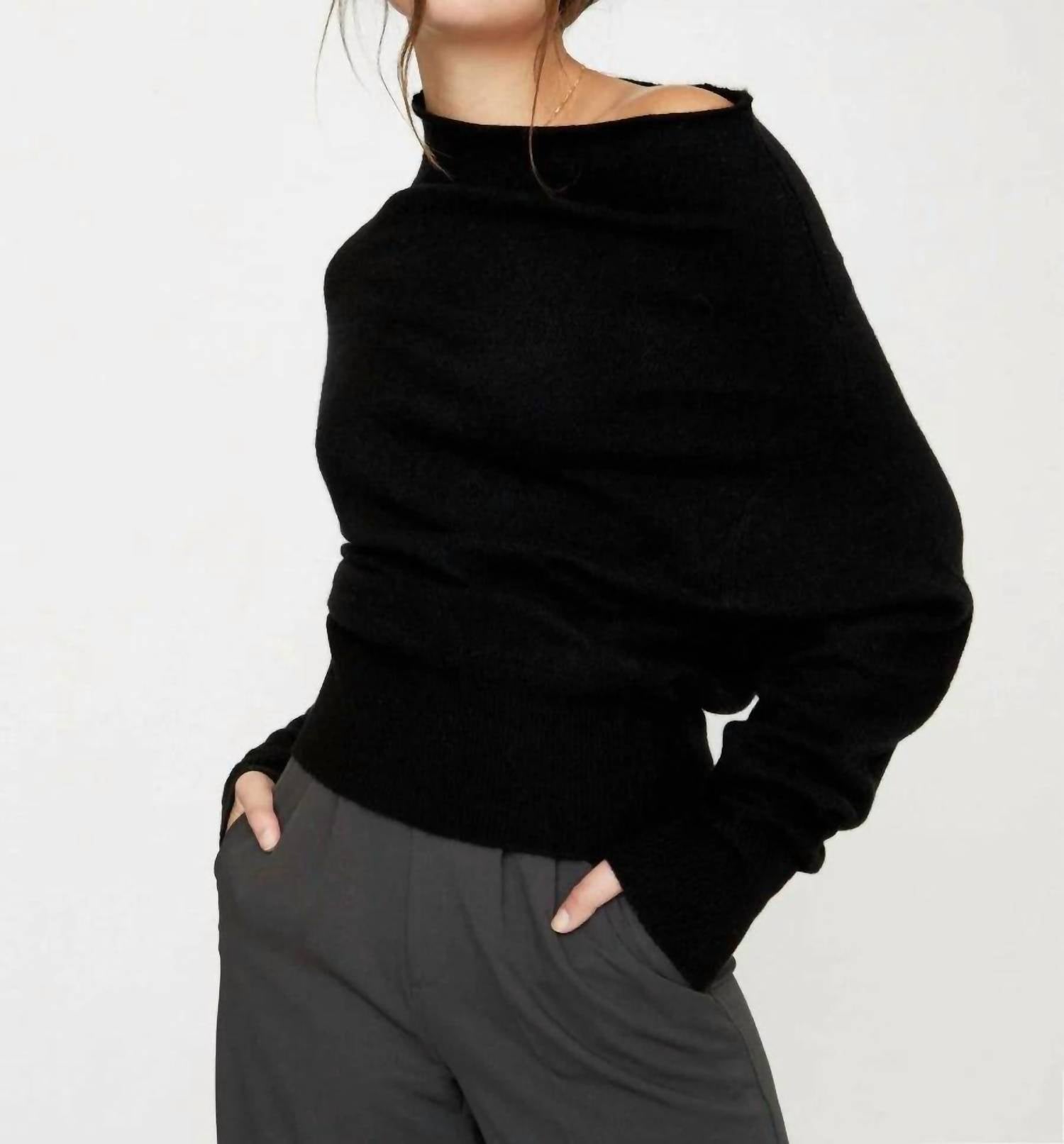 Brochu Walker - Lori Cashmere Off Shoulder Sweater
