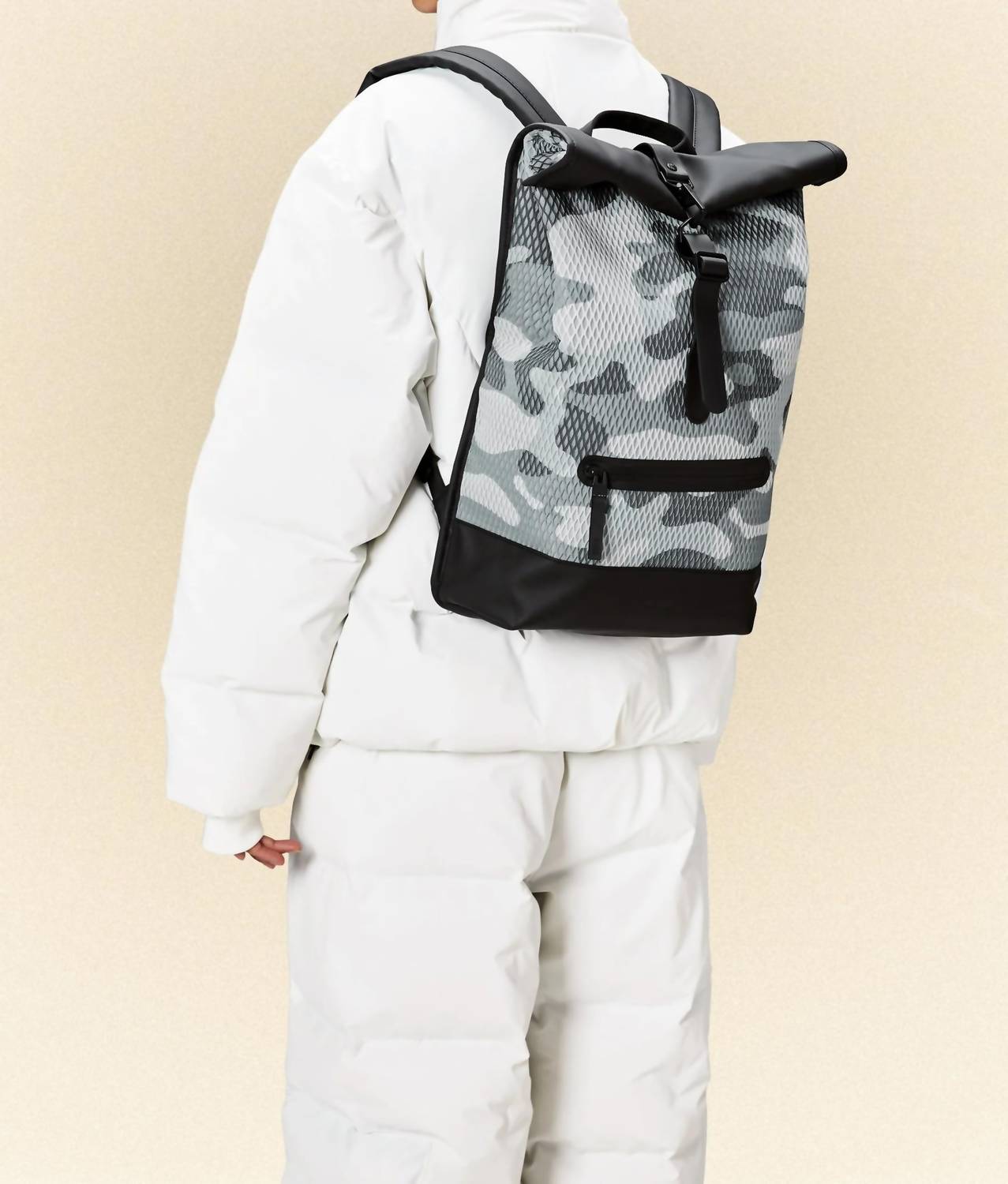 Rains - Women's Rolltop Mesh Rucksack