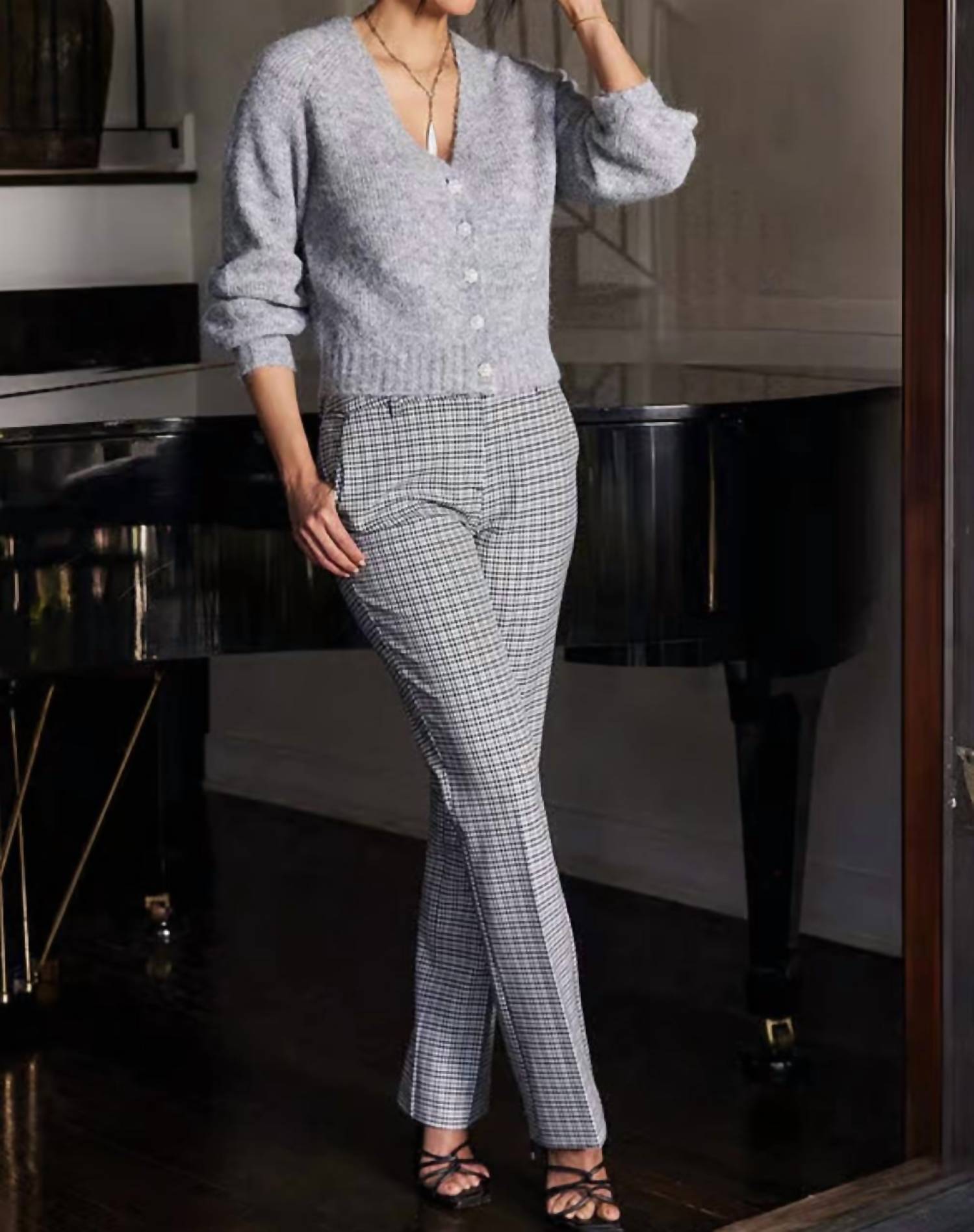 Karen Kane - plaid trouser