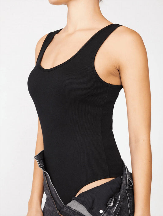 Stateside - 2x1 Rib Double Scoop Bodysuit