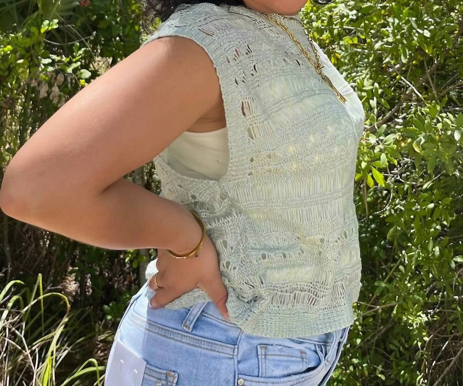 Mystree - Cabana Crochet Top