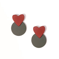 Sunshine Tienda - Women's Heart Earrings