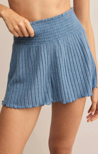 Z Supply - Women's Dawn Smocked Silky Rib Short