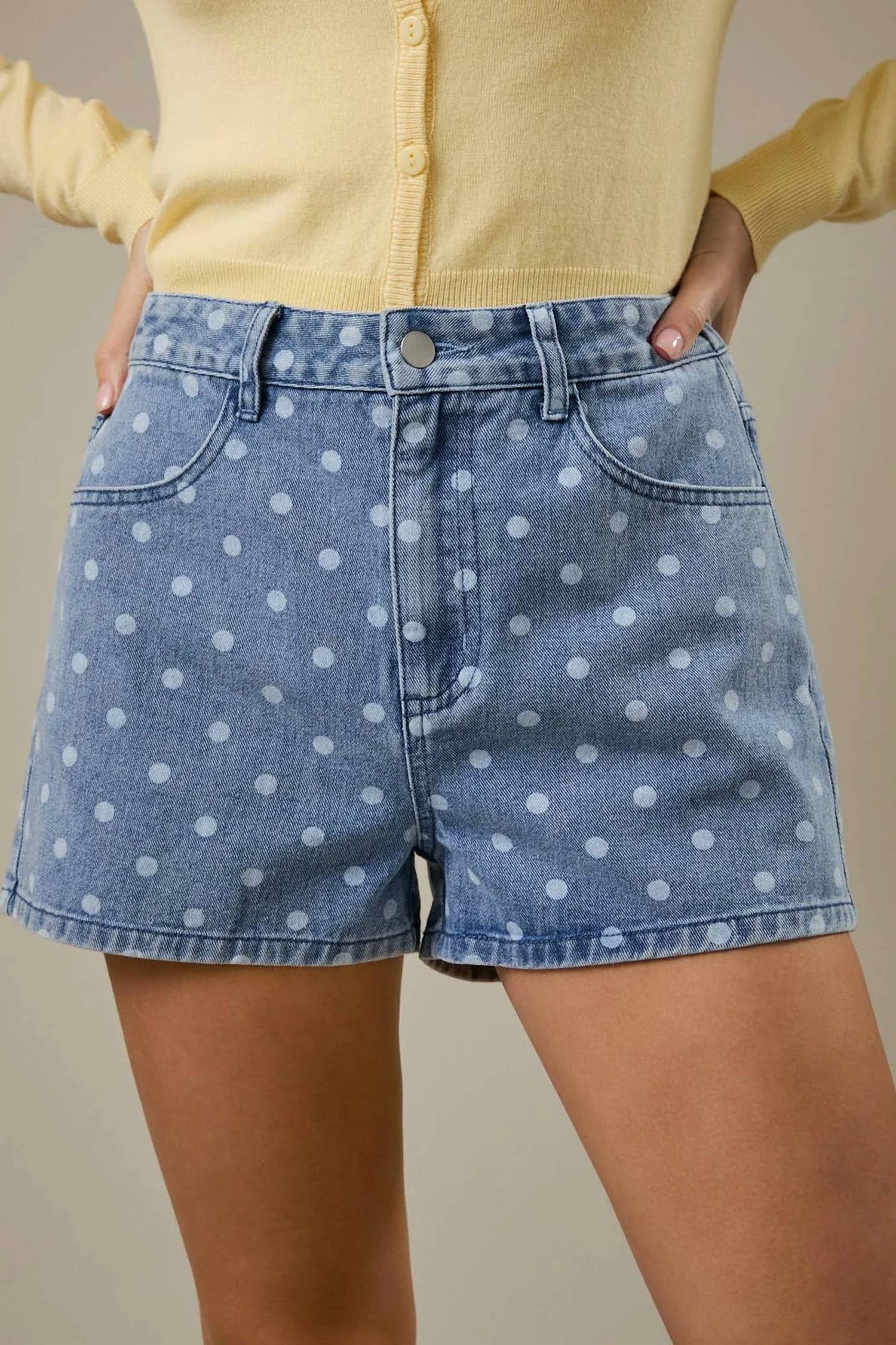 Sunday Edition - High Waist Polka Dot Shorts