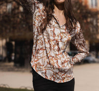 Catherine Gee - Daria French Cuff Silk Blouse