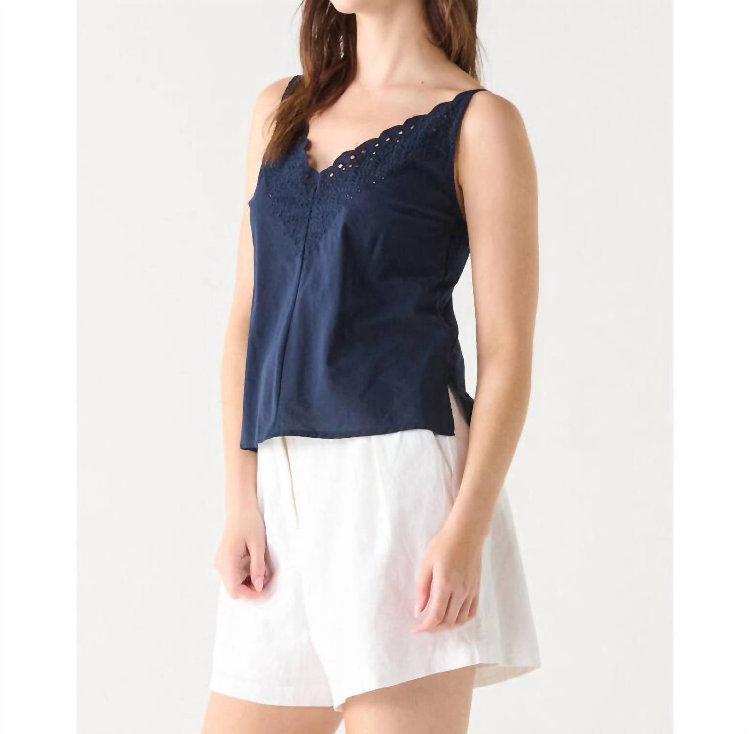 Black Tape - Eyelet Camisole