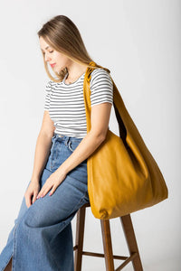 Risa - Women's Knot Suede Tote