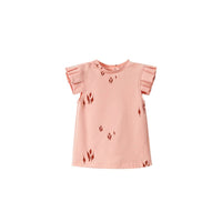 Omamimini - Baby Tent Dress with Box Pleated Sleeve
