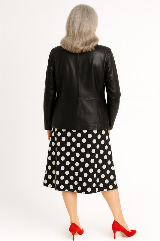Shannalee - LAMBSKIN LEATHER BLAZER