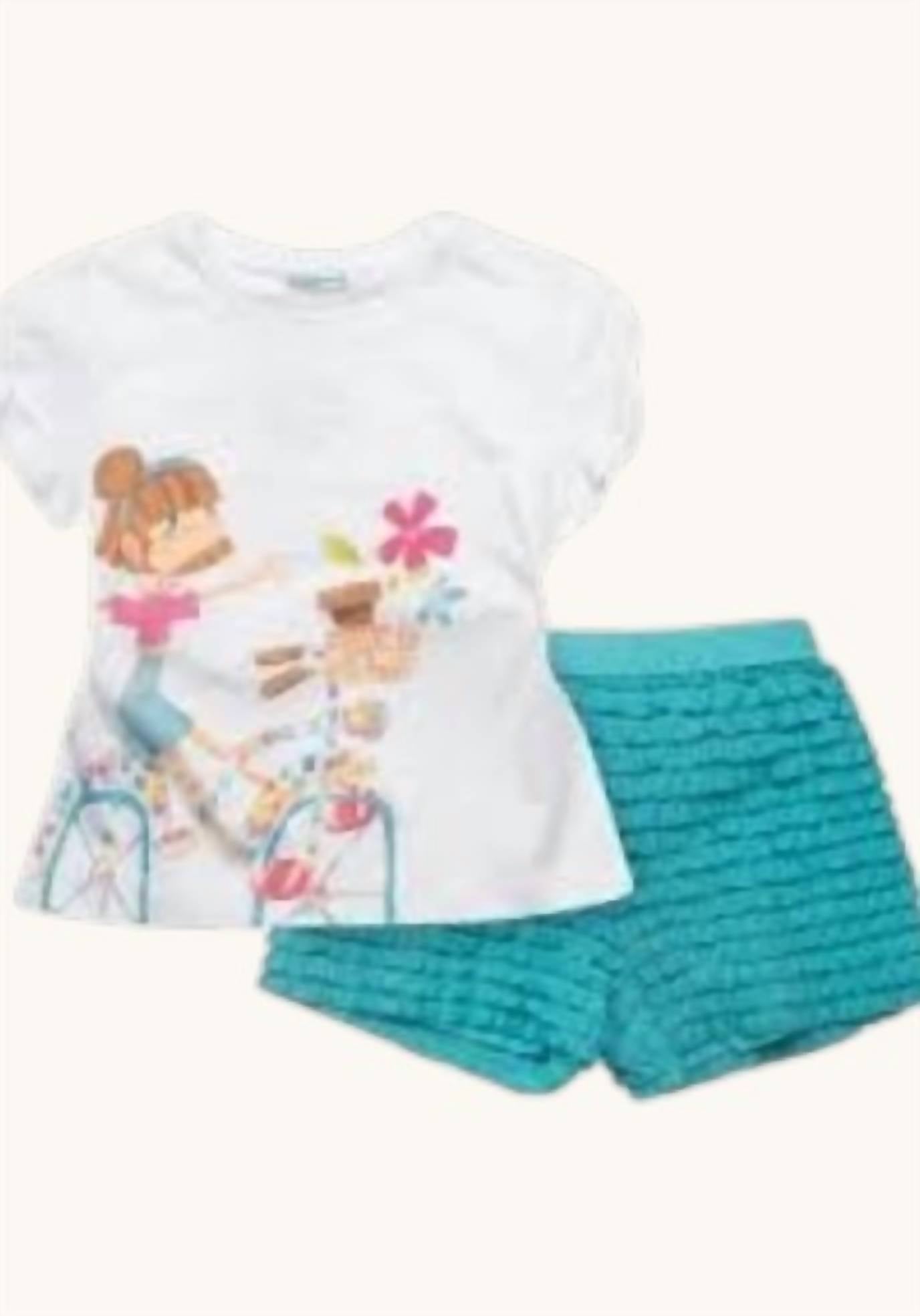 Mayoral - Girls' Knit Short Set