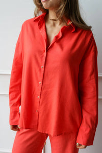 Elan - Button Front Lounge Top
