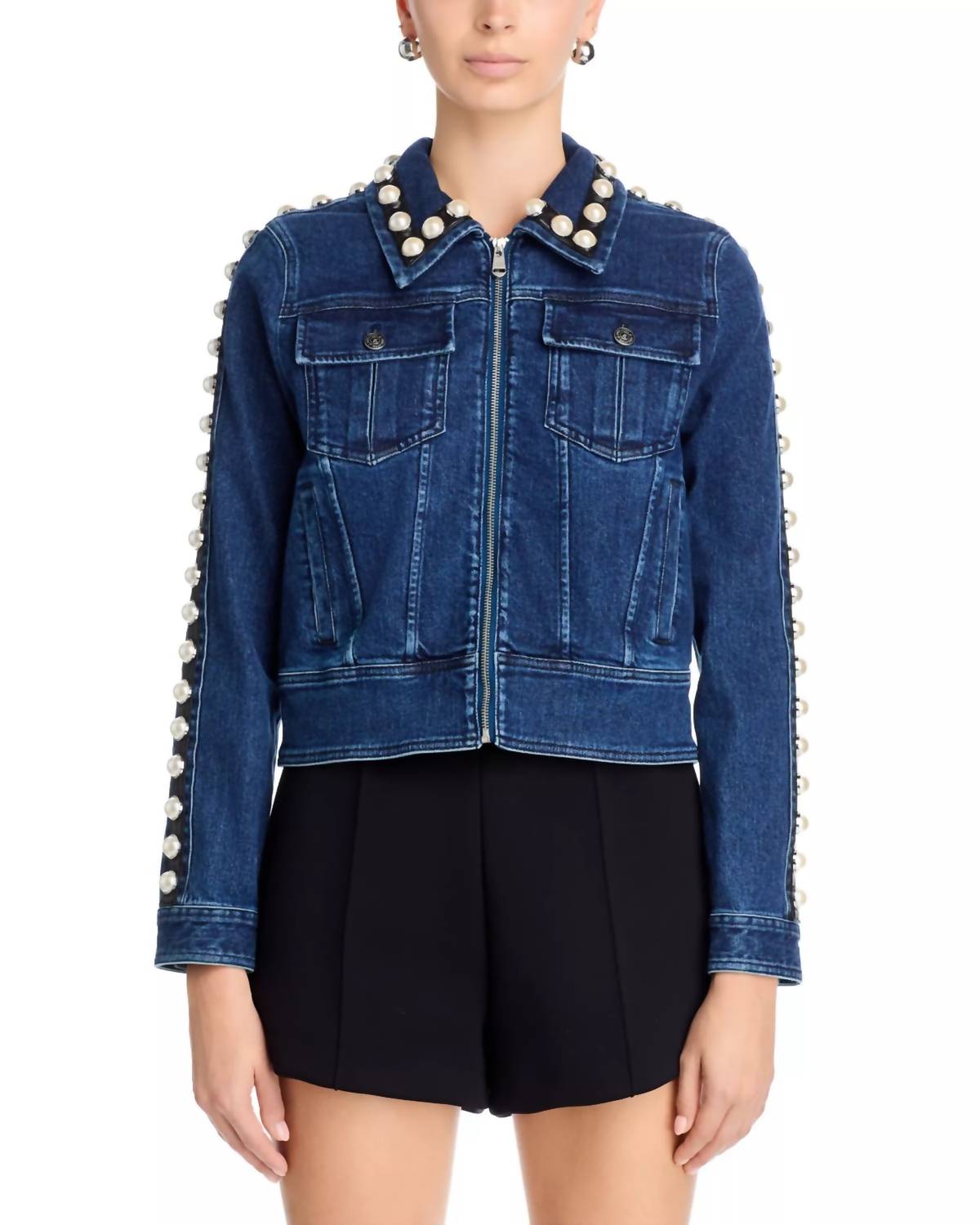 Cinq A Sept - Pearl Embellished Milly Jacket