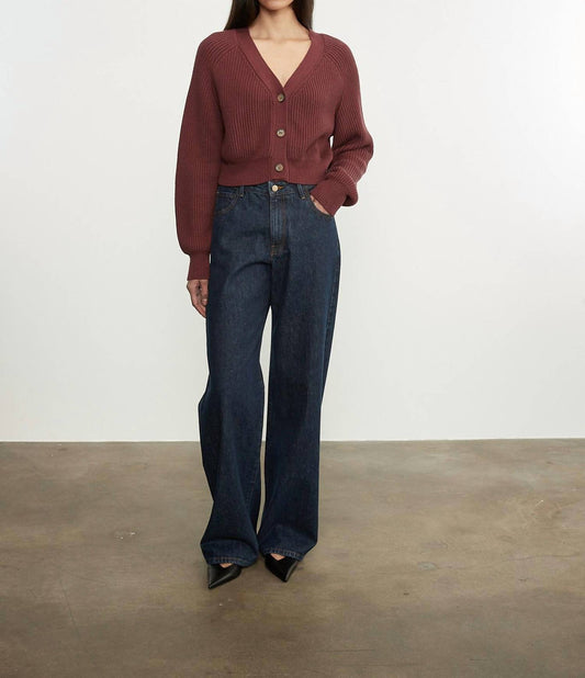 Enza Costa - CHUNKY COTTON CASHMERE CARDIGAN