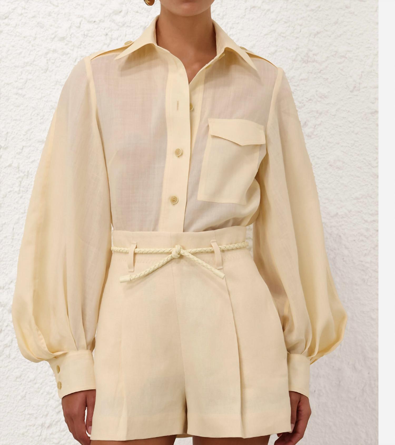 Zimmermann - Utility Long Sleeve Shirt