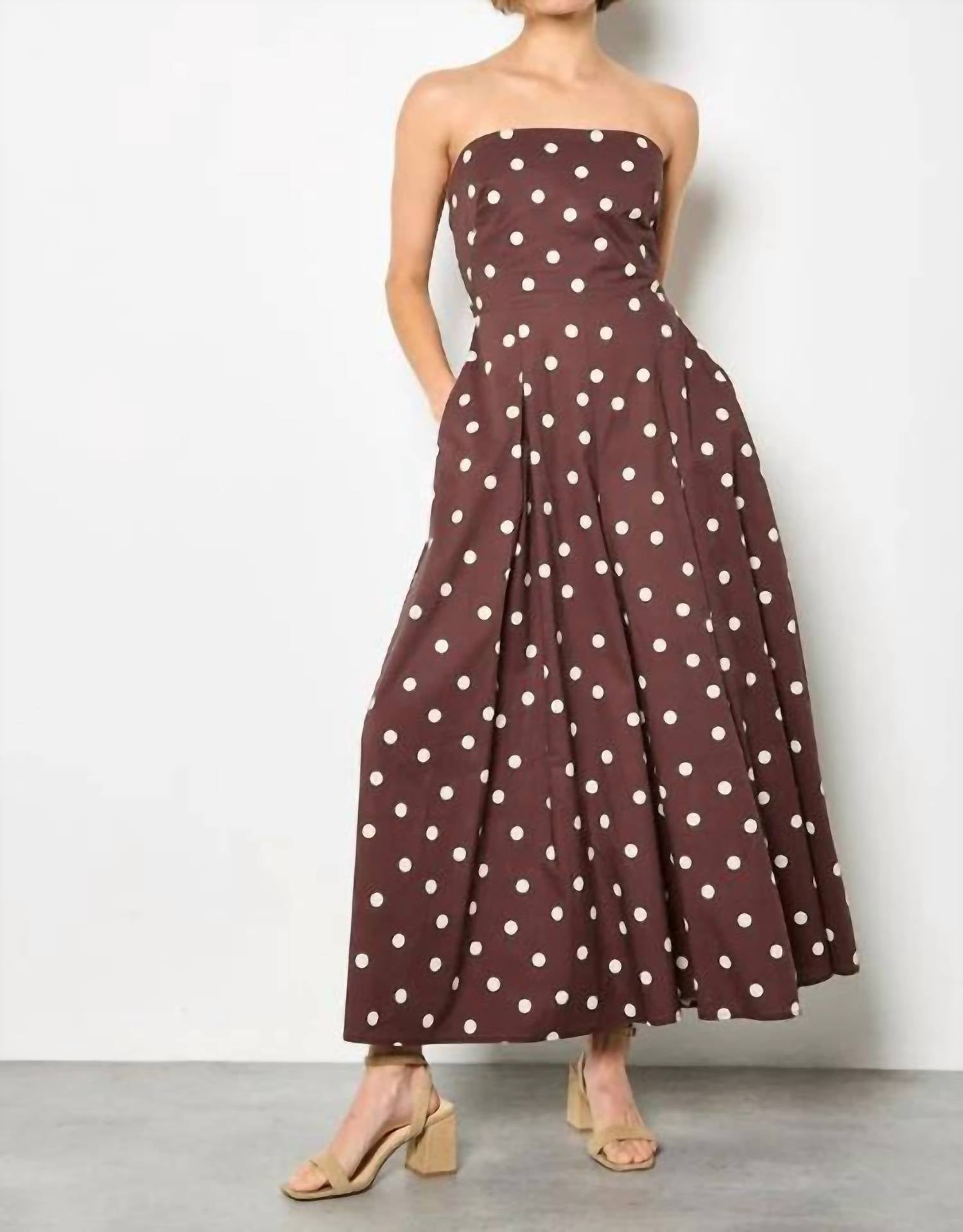 Apricot - Bardo Polka Dot Jumpsuit