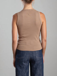 Dylan By True Grit - Rowan Rib Sleeveless Tee