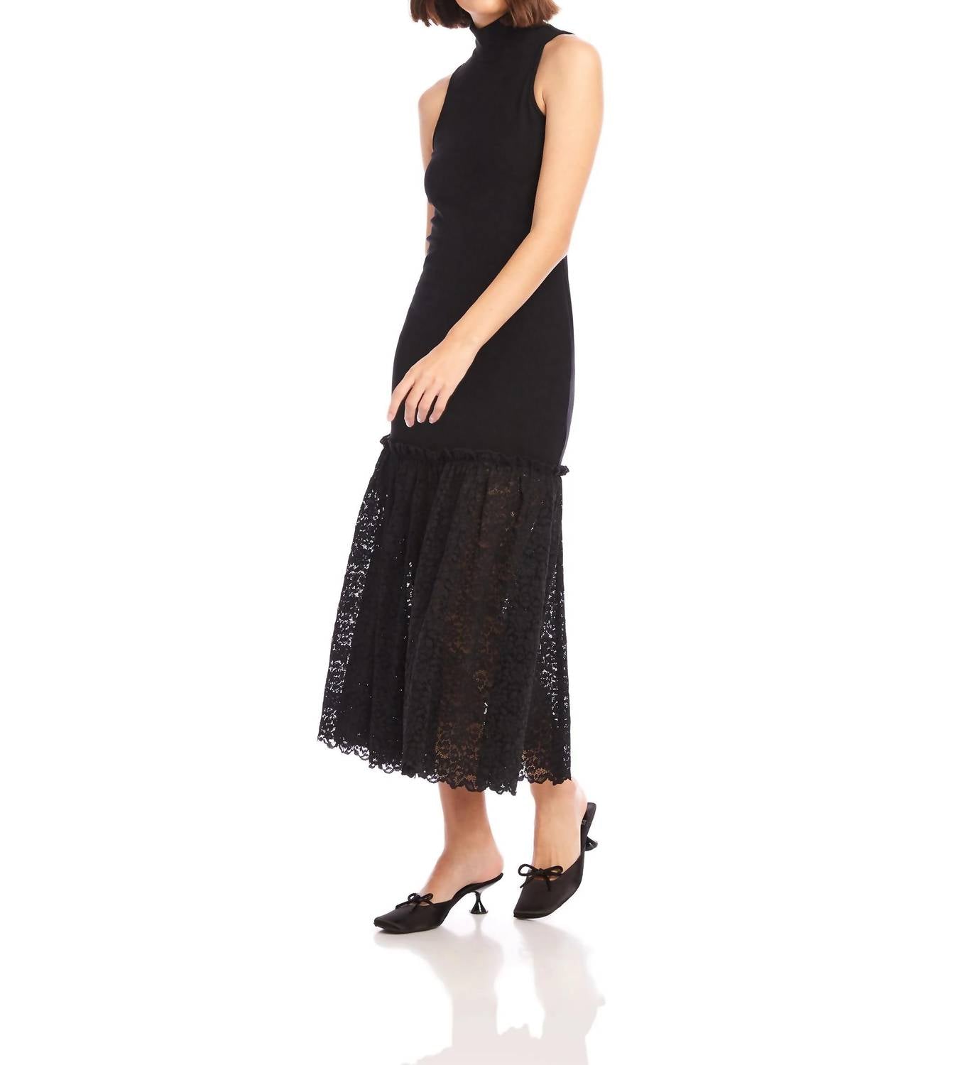 Fifteen Twenty - Liana Contrast Lace Dress
