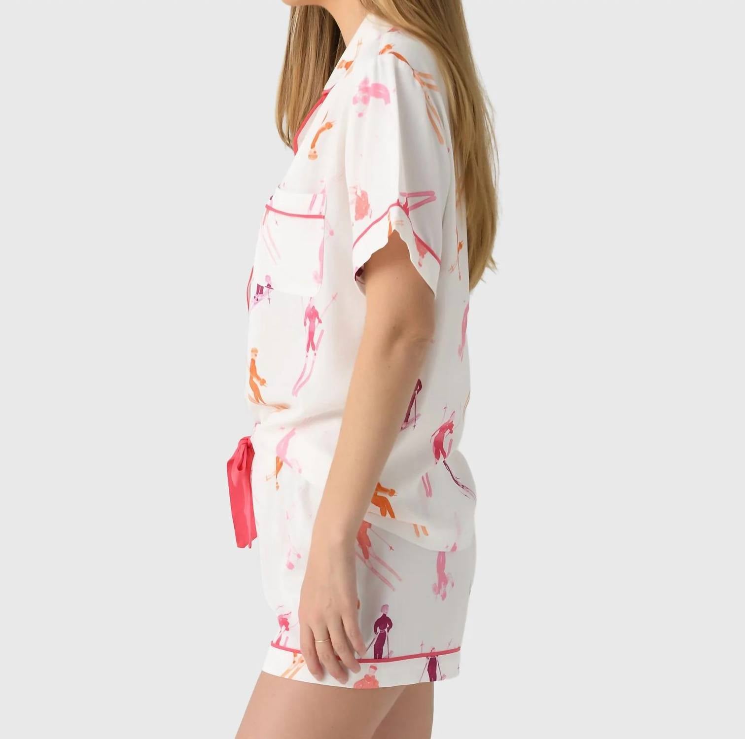 Katie Kime - Bluebird Day Shorts Pajama Set
