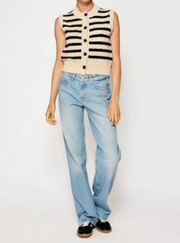 Line And Dot - Miri Striped Sweater Vest