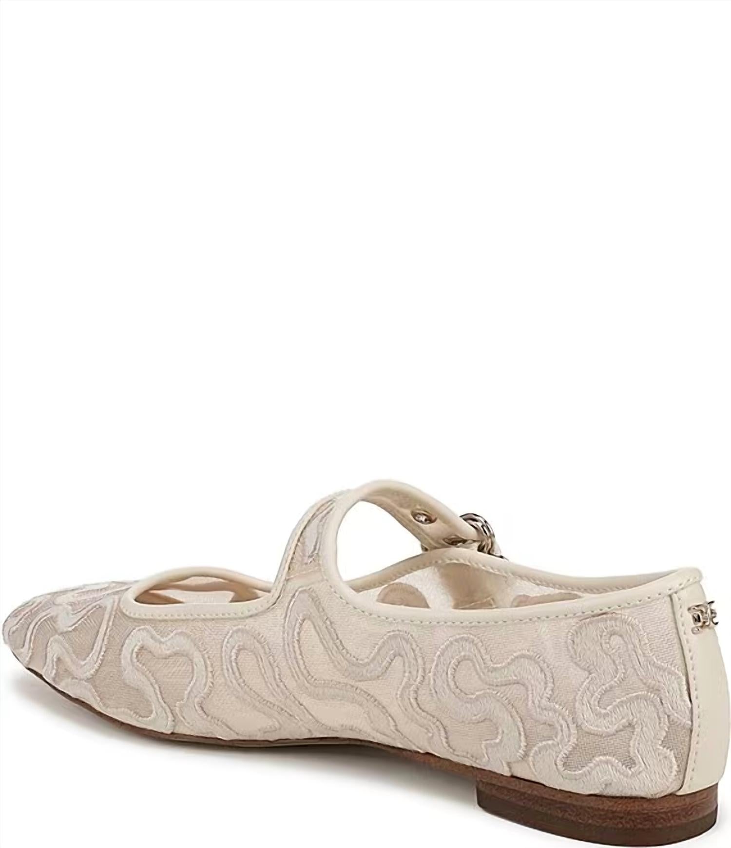 Sam Edelman - Women's Michaela Mesh Mary Jane Flat