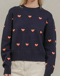 Mint Exclusives - Heart Point Knit Sweater