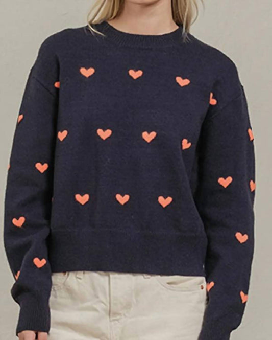 Mint Exclusives - Heart Point Knit Sweater
