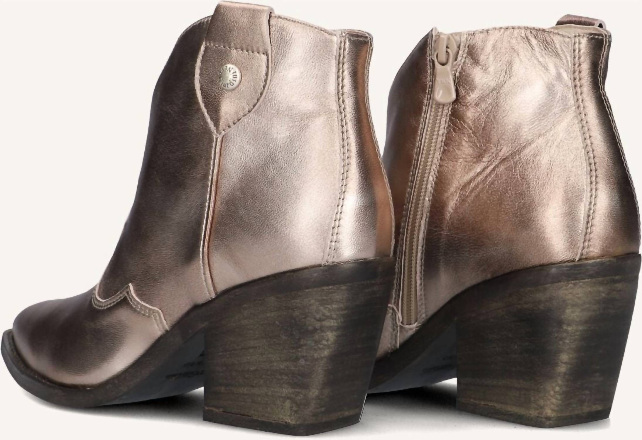 Nerogiardini - Women's Lunare Tortora Western Ankle Bootie