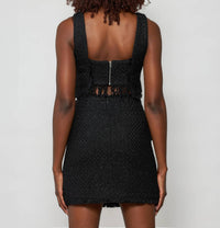 Solgo Atelier - Shimmering Bouclé Tia Mini Skirt