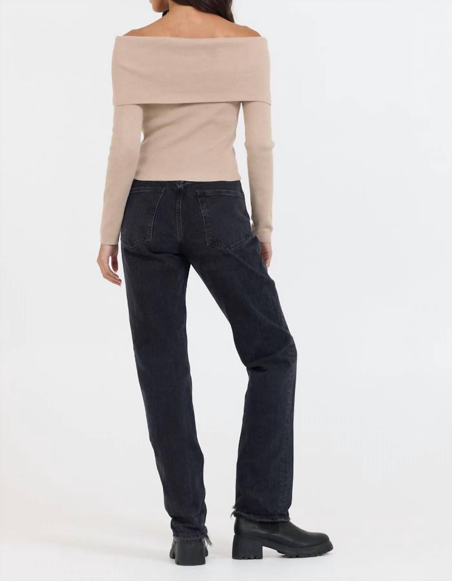 Vintage Havana - Off Shoulder Sweater