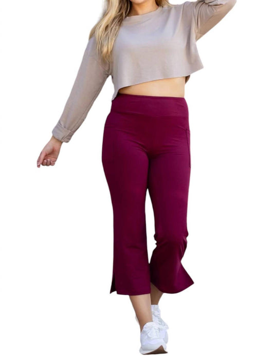 Julia Rose - Courtney High Waisted Gaucho Pants