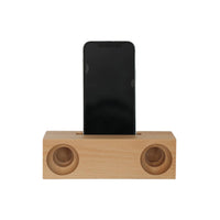 Creative Gifts International - Beechwood Amplifier/Phone Holder