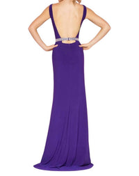 Mac Duggal - Jersey Embellished Waist Gown