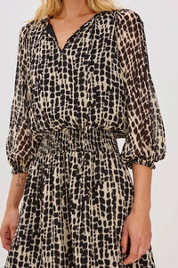 Rails Kari Mini Dress in spotted shibori - women's dress - view 4