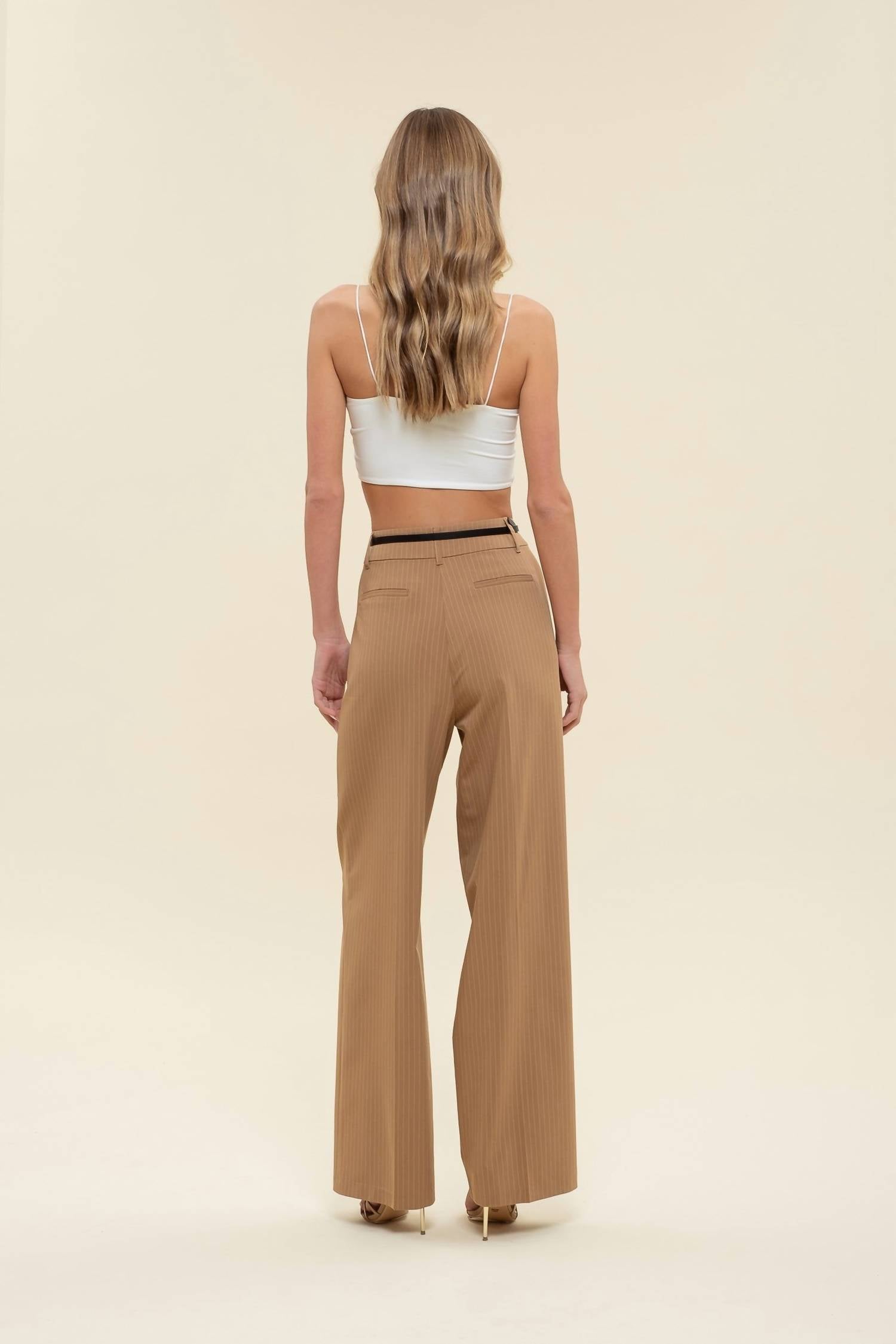 Blu Pepper - Pinstripe Trouser Pants
