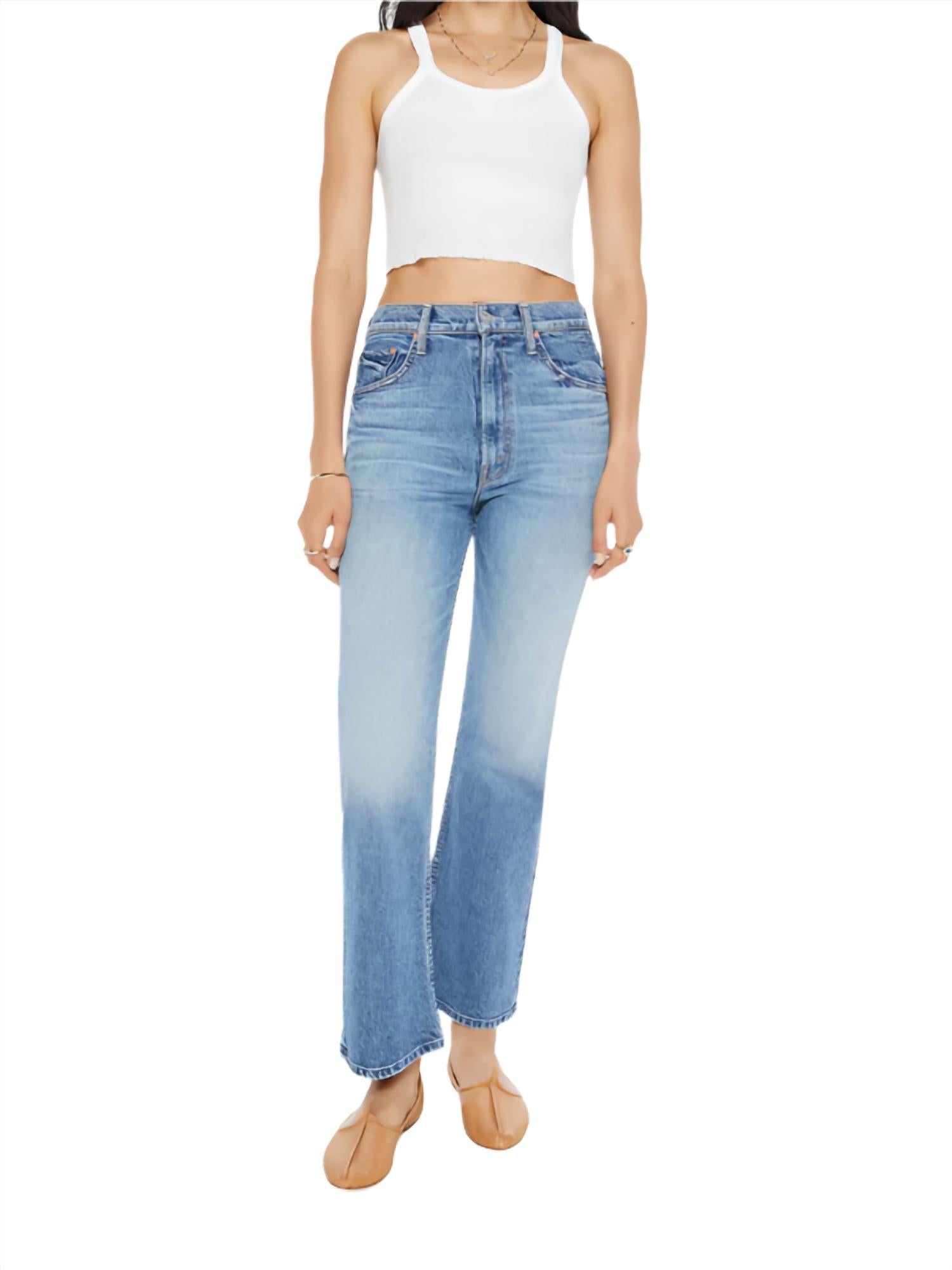 Mother - The Scooter Ankle Flared Leg Jeans