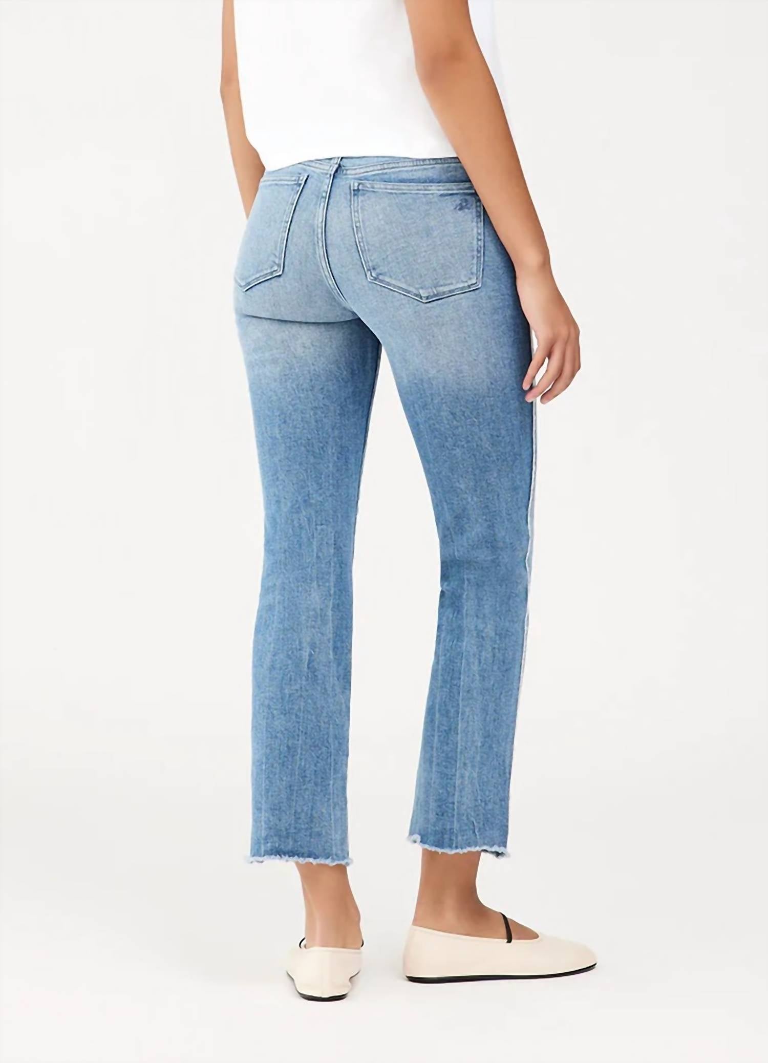 MARA STRAIGHT MID RISE INSTASCULPT ANKLE JEAN
