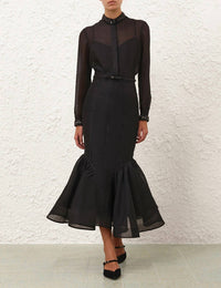 Zimmermann - Hypnotic Panelled Pencil Skirt