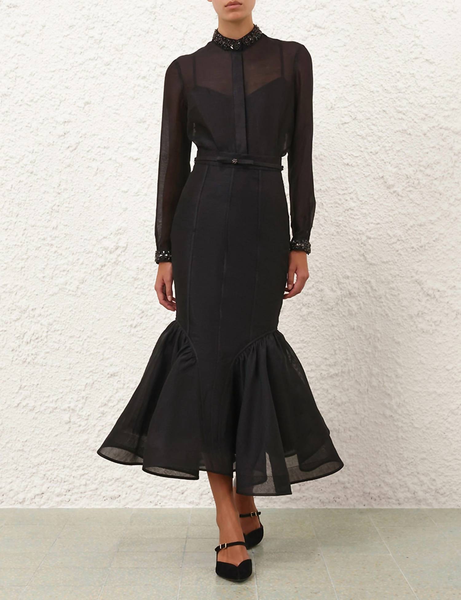 Zimmermann - Hypnotic Panelled Pencil Skirt