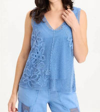 Xcvi - Chariss Crochet Tank