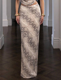 Nookie - Christina Sequin Top And Maxi Skirt Set