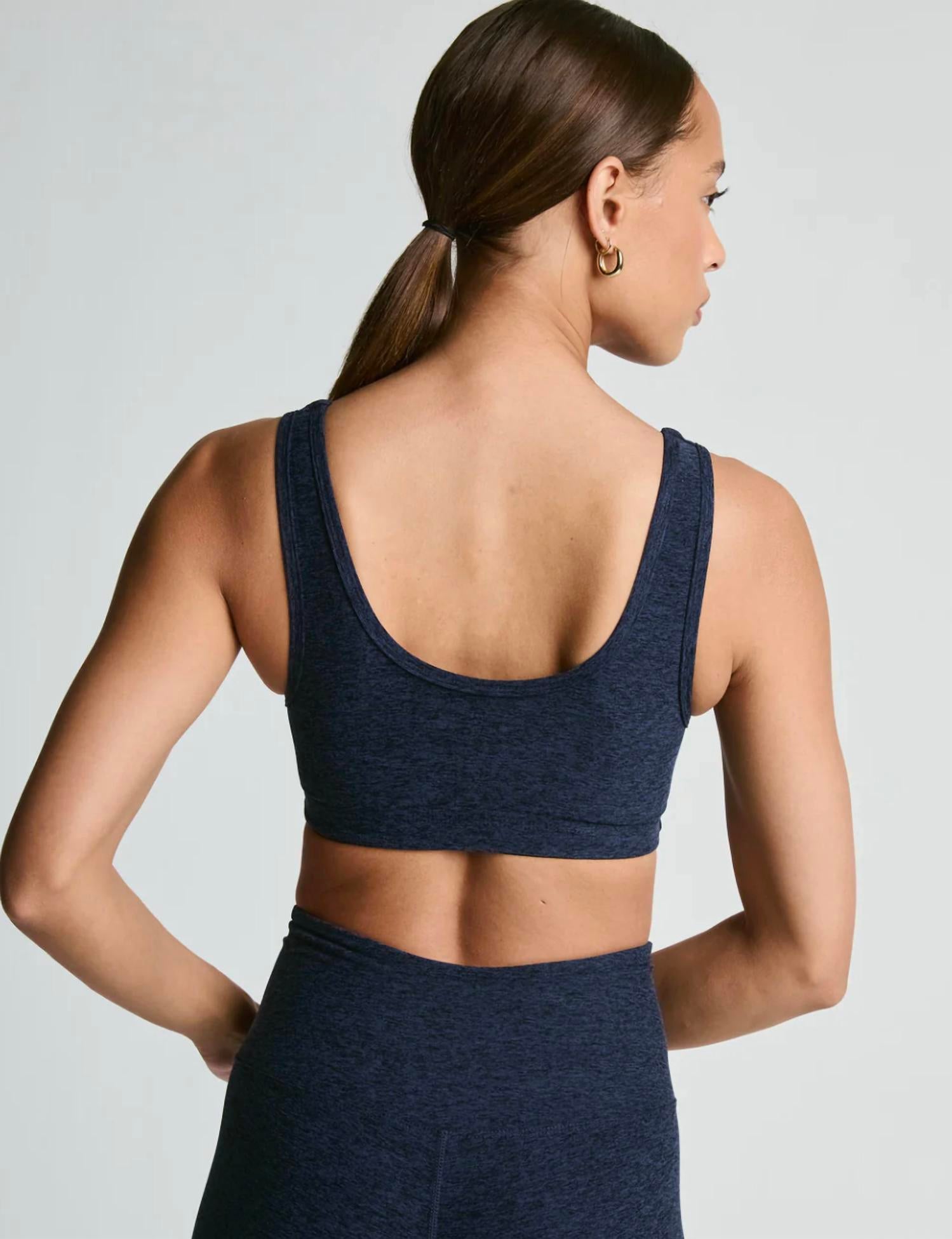 YEAR OF OURS Stretch Football Bra in navy - women's intimate - alternate view